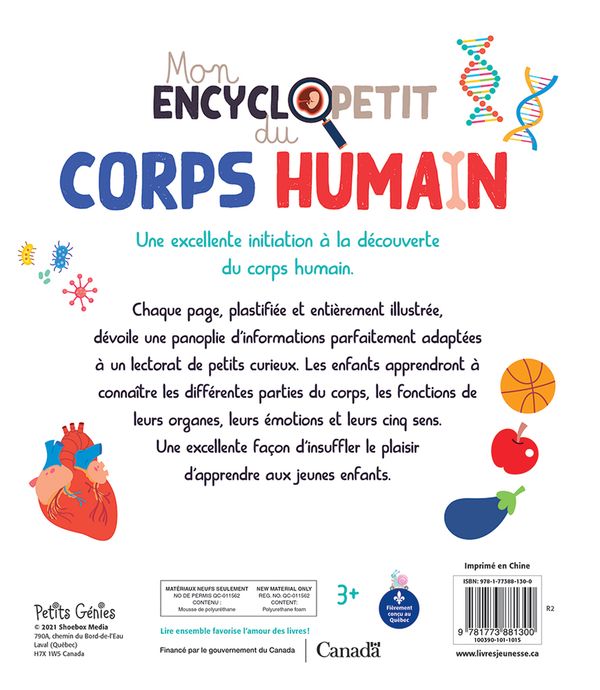 Livre | Mon encyclopetit du corps humain