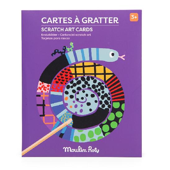 Carte à gratter | Serpent