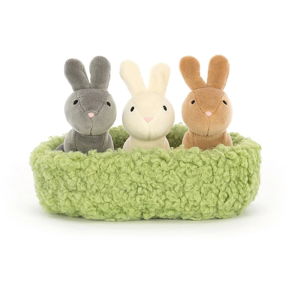 Peluche | Trio de lapins | Nesting bunnies