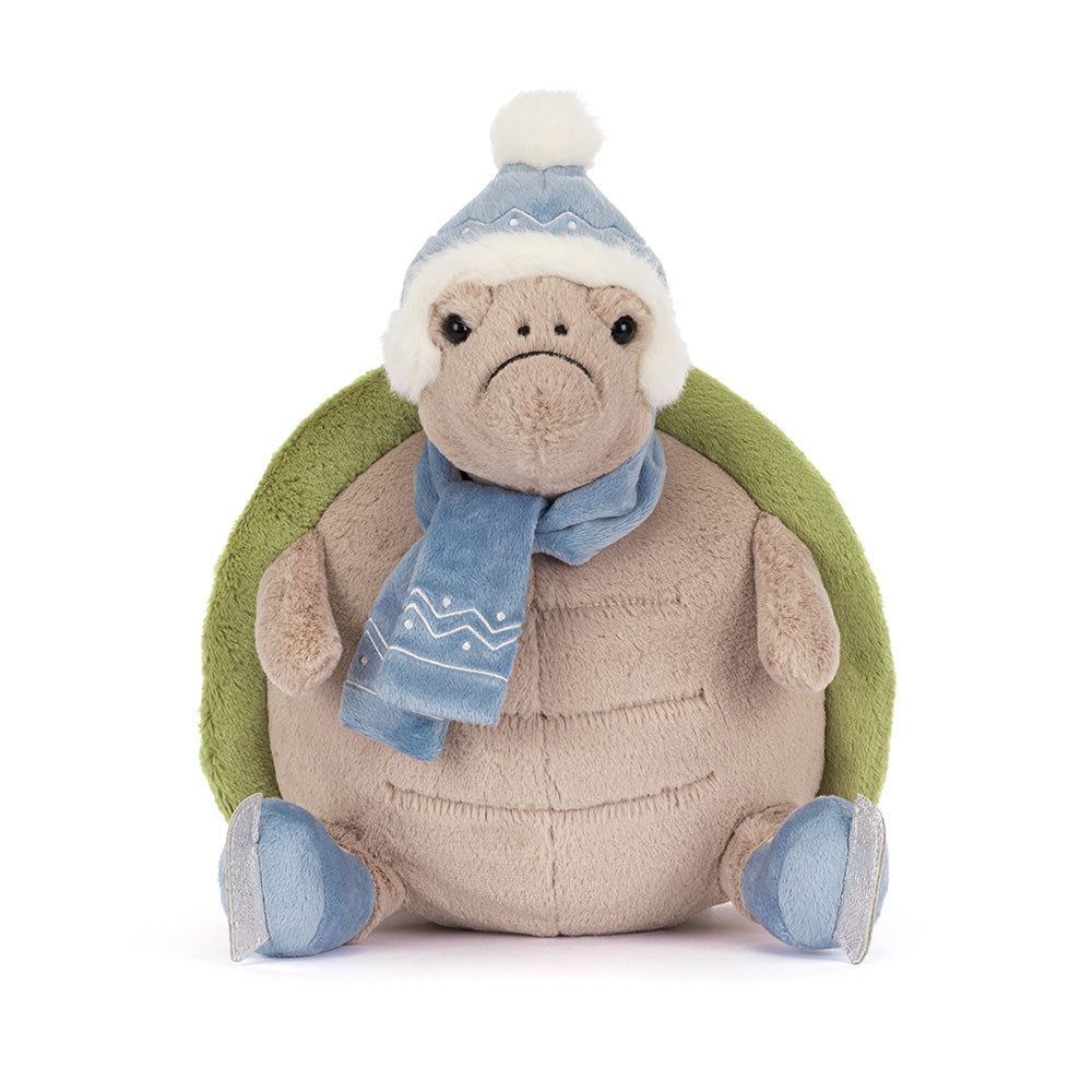 Peluche Jellycat | Timmy la tortue en patins à glace