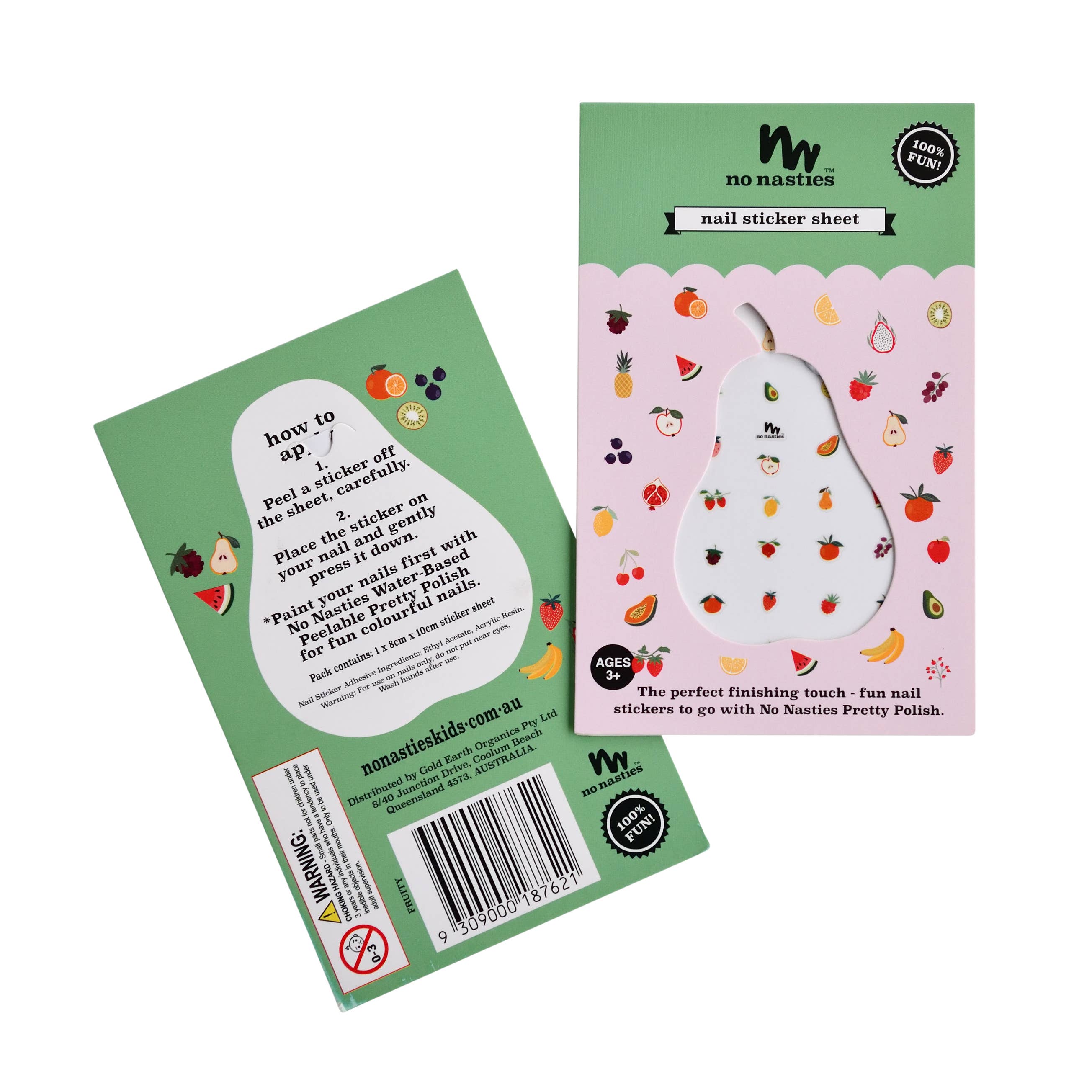 Autocollants pour ongles | Fruits