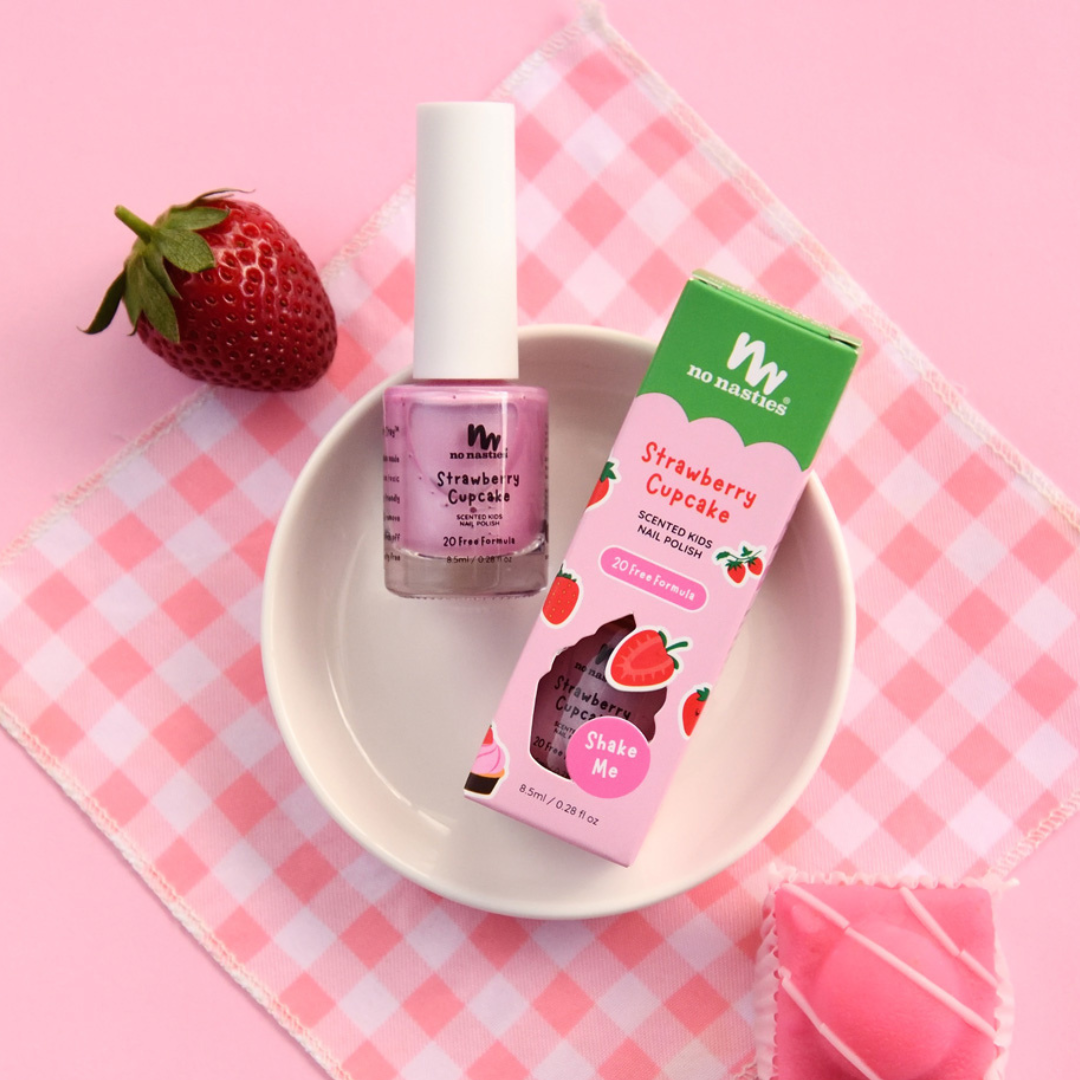 Vernis à ongles à base d'eau | Cerise | Rose vif