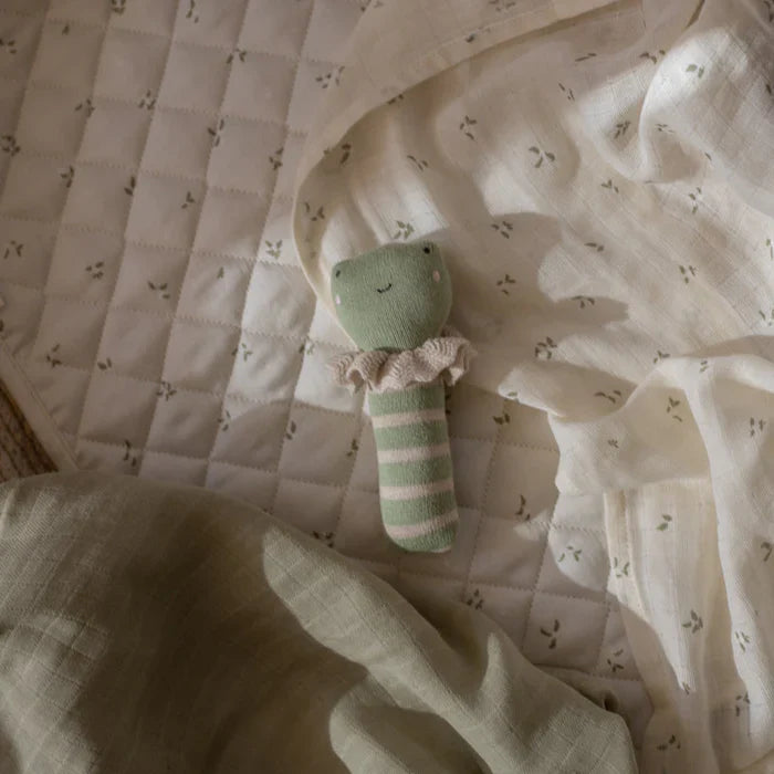 Hochet en tricot | Grenouille