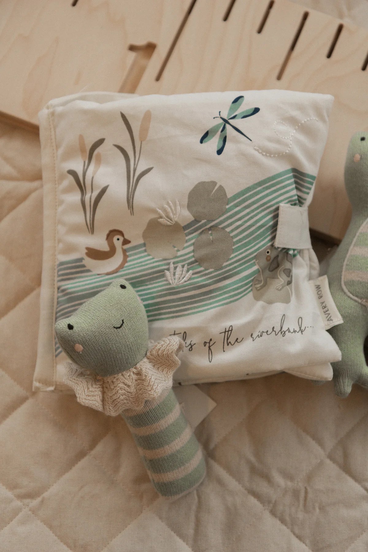 Hochet en tricot | Grenouille