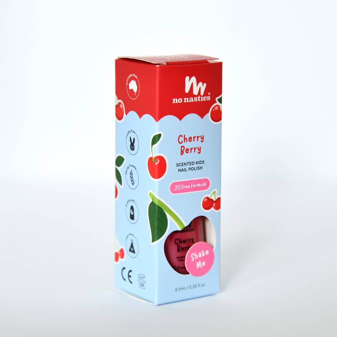 Vernis à ongles à base d'eau | Cerise | Rose vif