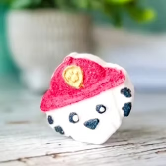 Mini bombe de bain Chookie | Chiot pompier