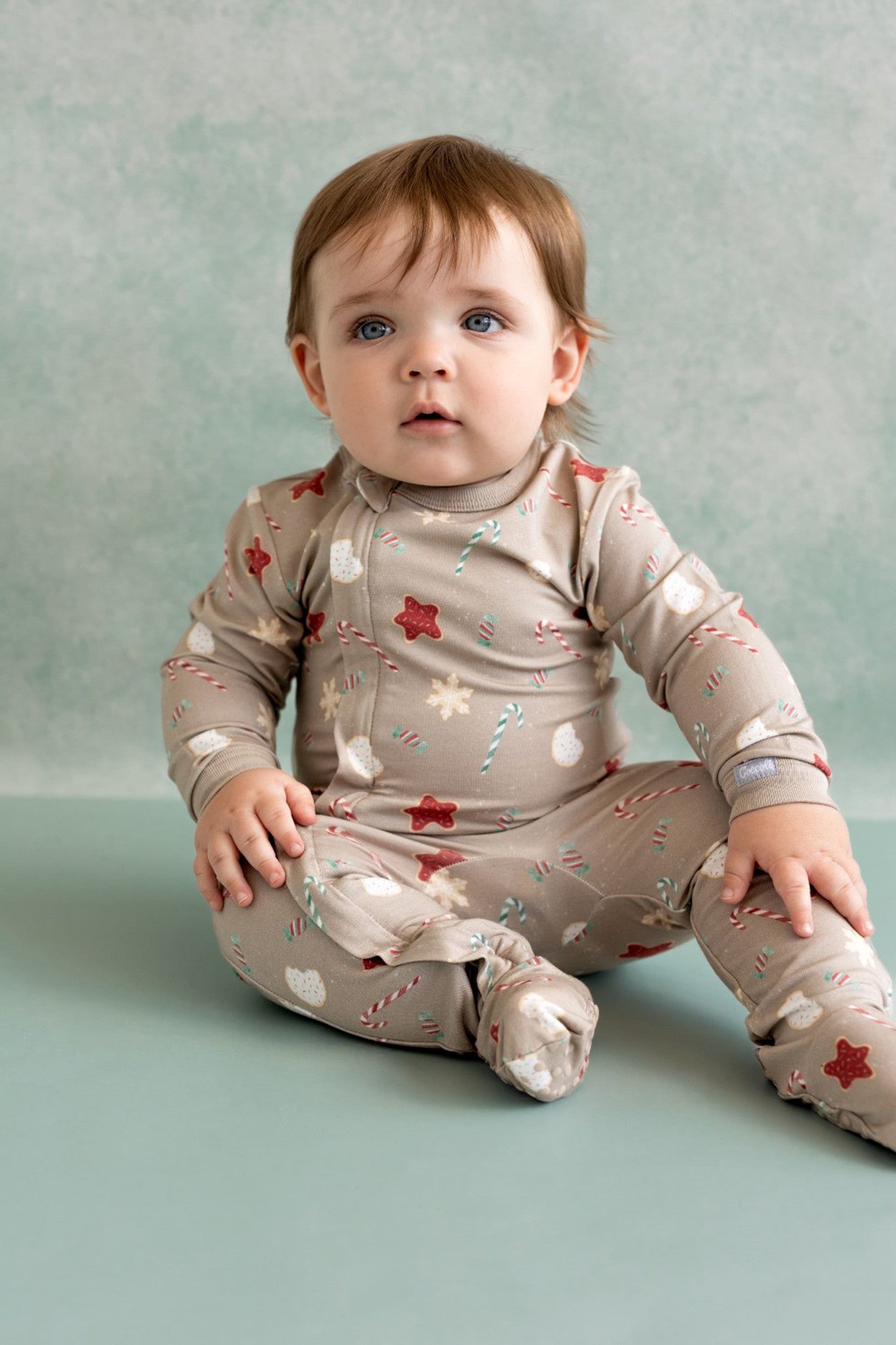 Pyjama à pattes en Tencel™ | Biscuits au clair de lune