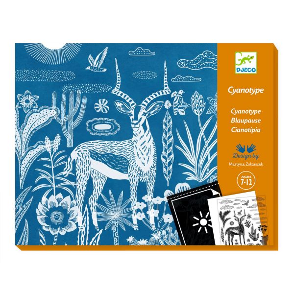 Cyanotype | Night-time in the Savannah