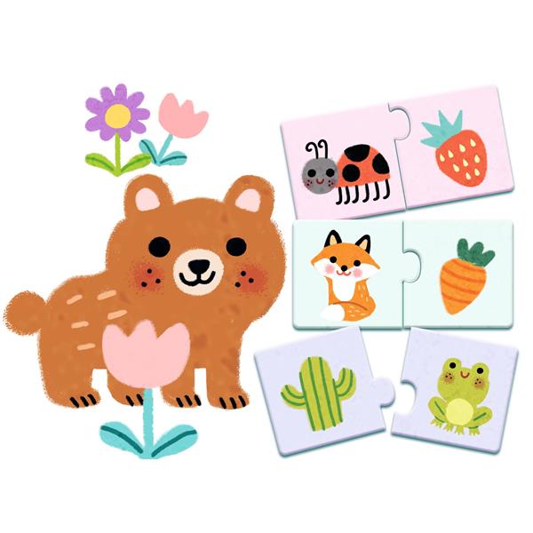 Set of 12 Duo Puzzles | Colors