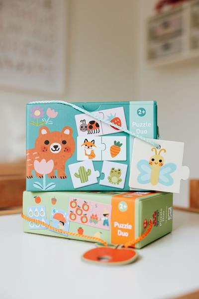 Set of 12 Duo Puzzles | Colors