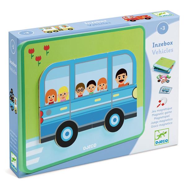 Jeu magnétique éducatif | Inzebox Véhicules