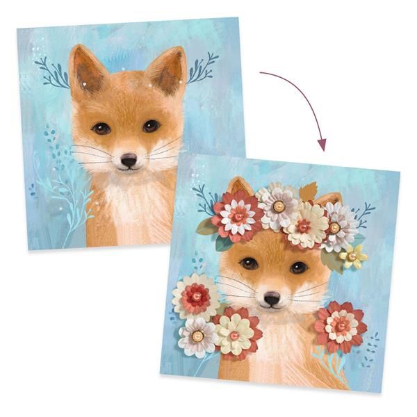 Create a 3D picture | Flower wreaths