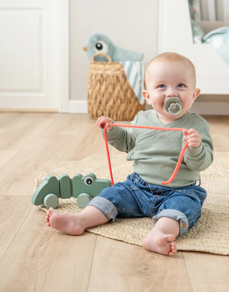 Jouet à tirer | Croco vert