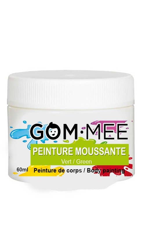 Peinture moussante nettoyante pour le corps | Verte