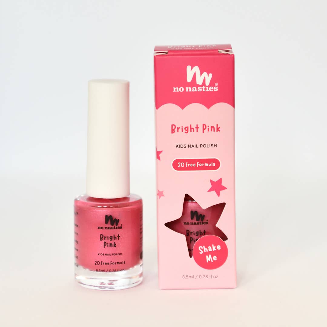 Vernis à ongles rose vif à base d'eau pour enfants - 8,5 ml