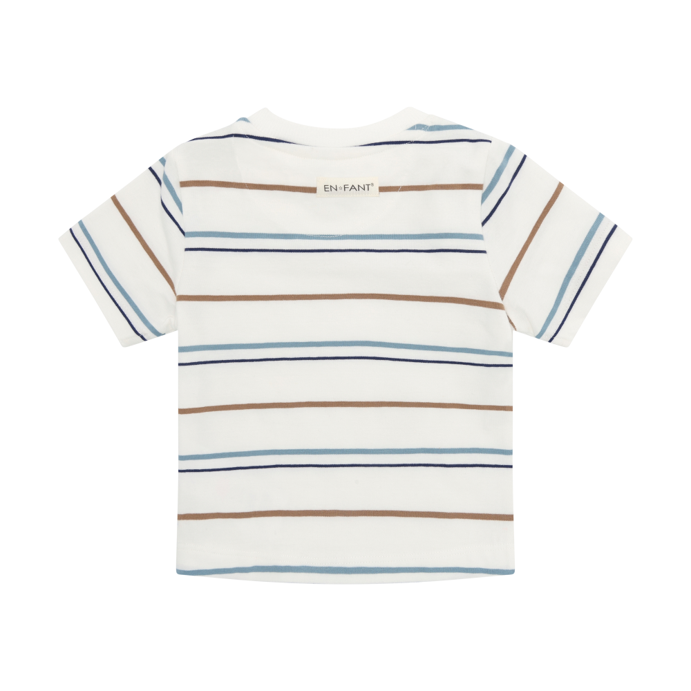 Cotton t-shirt | white striped