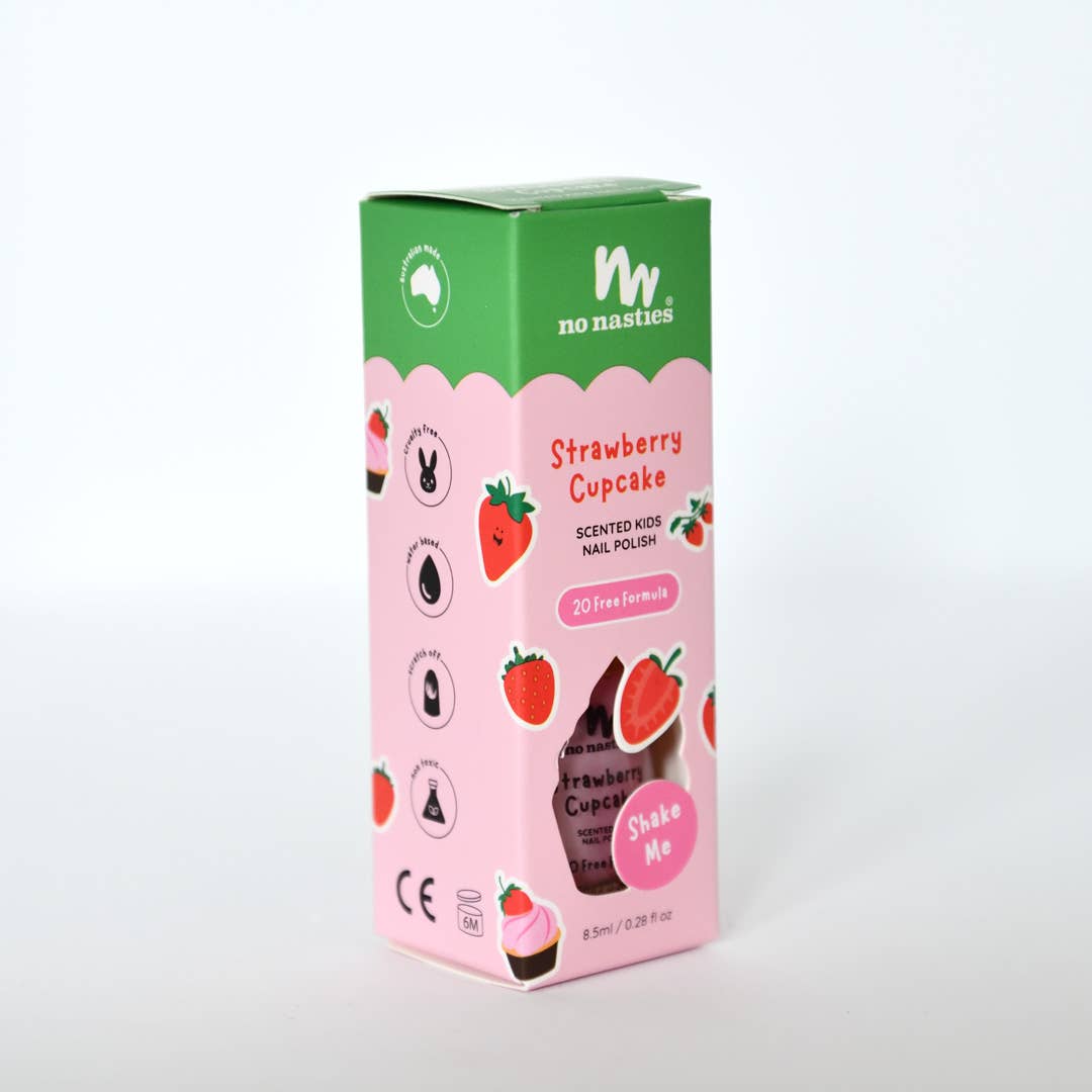 Vernis à ongles à base d'eau | Cerise | Rose vif