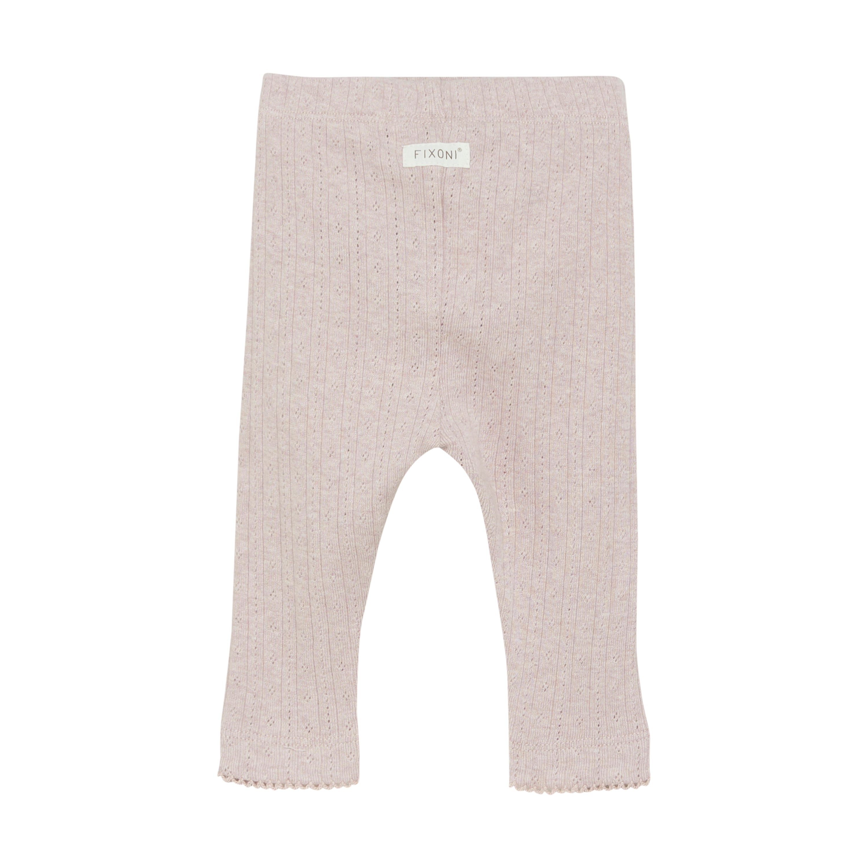 Pantalon bébé Fixoni vieux rose – coton biologique certifié GOTS, doux, respirant et confortable, Olie & co
