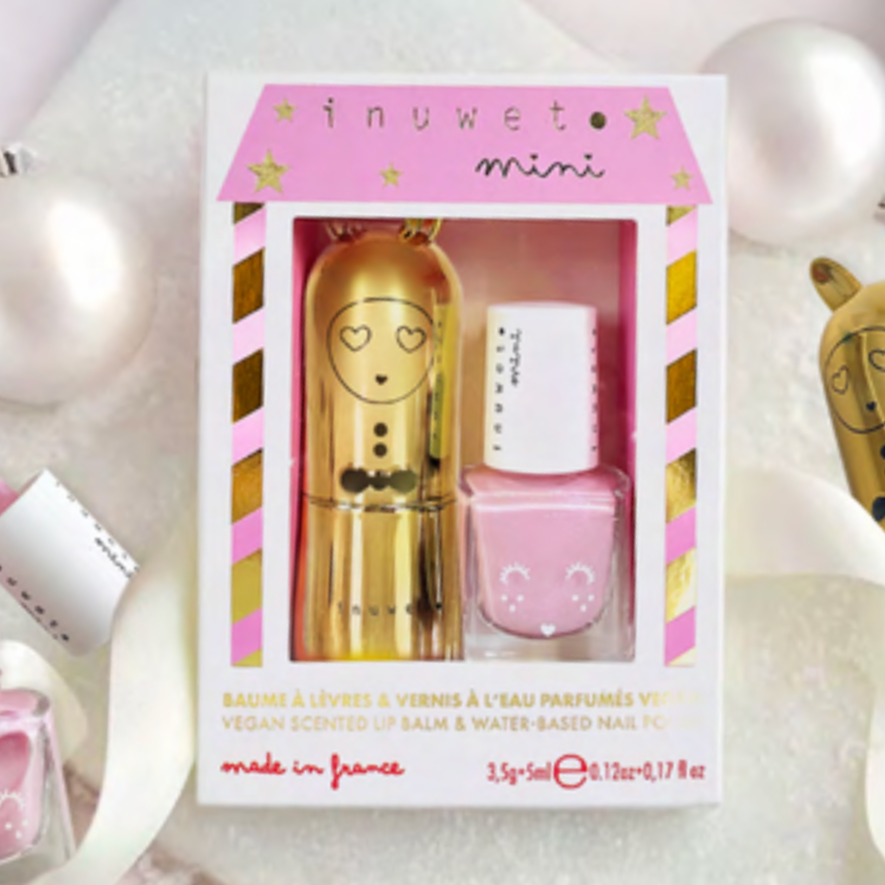 Kids Duo Lip Balm & Nail Polish | Cheesecake & watermelon