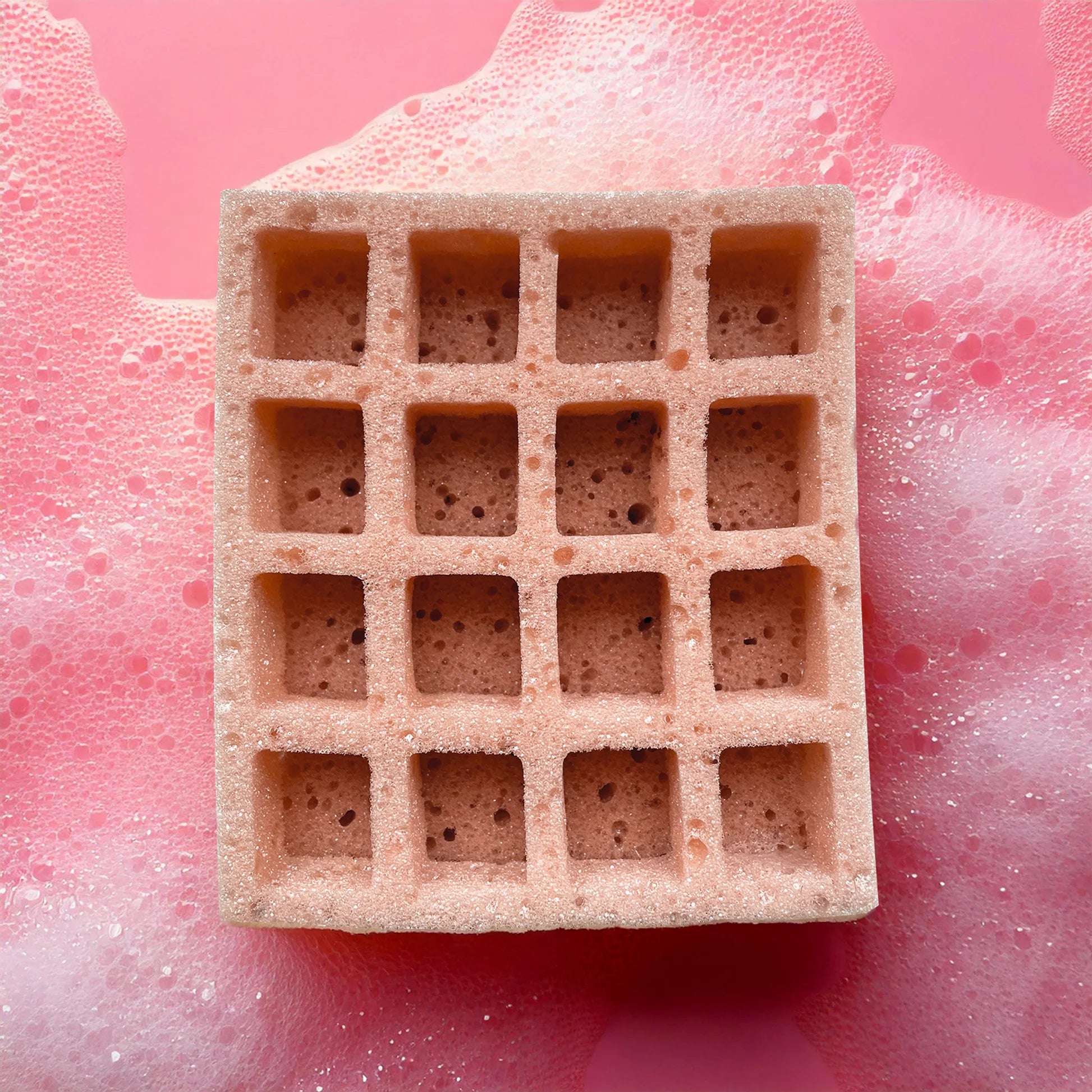 Kids shower sponge | Fun waffle