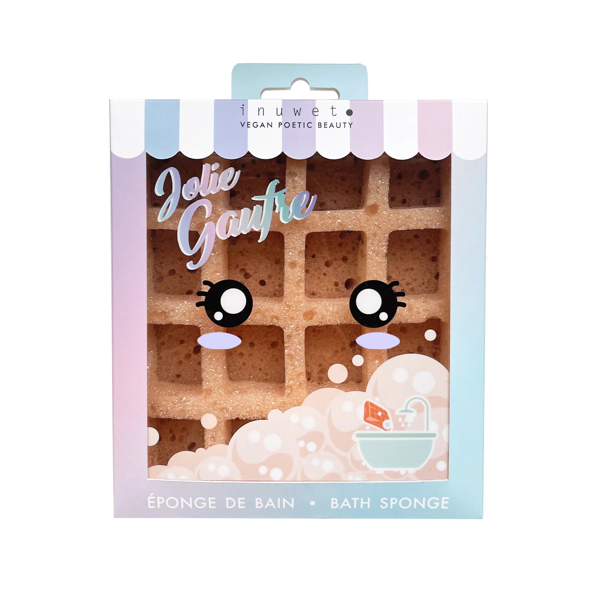 Kids shower sponge | Fun waffle