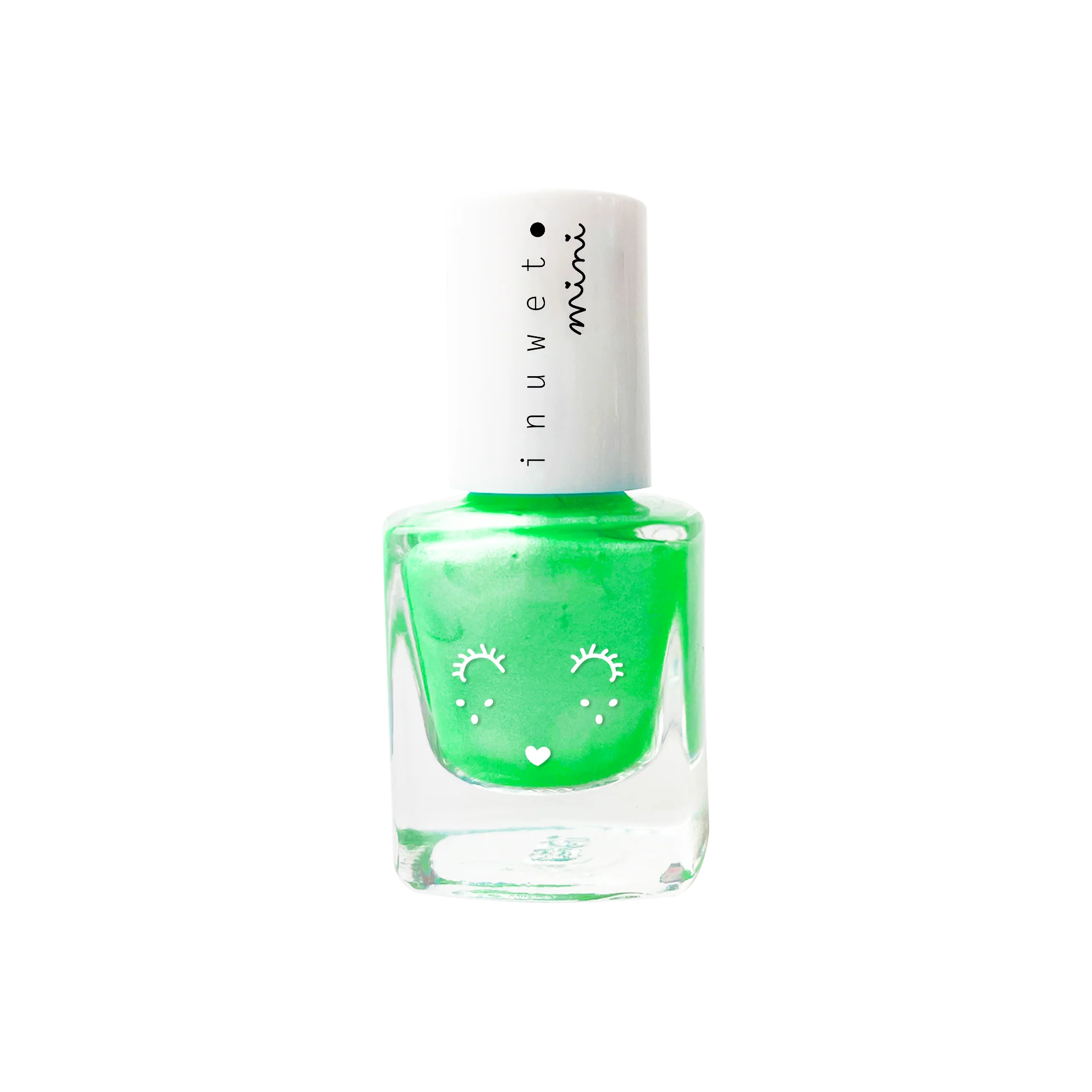 Vernis à ongles à base d'eau | Vert fluo | Parfum de melon d'eau