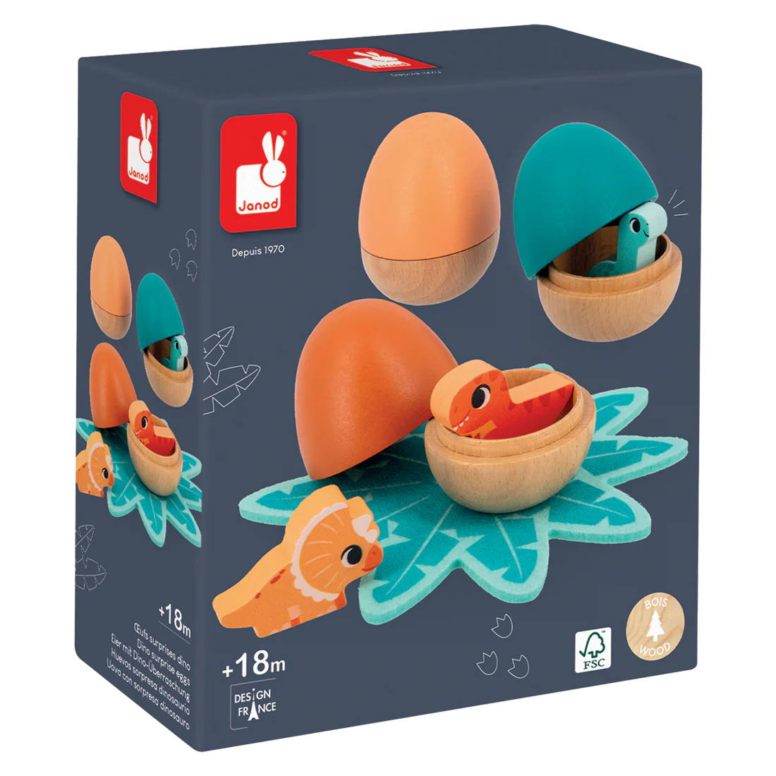 Jeu d'éveil | Oeufs surprise dinos