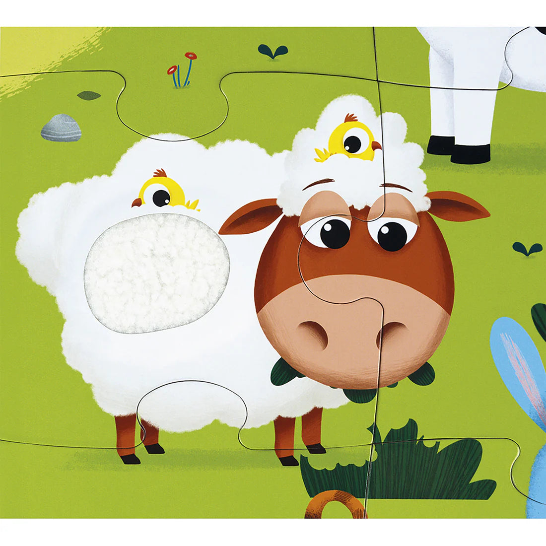 Puzzle tactile & sensoriel | Les animaux de la ferme