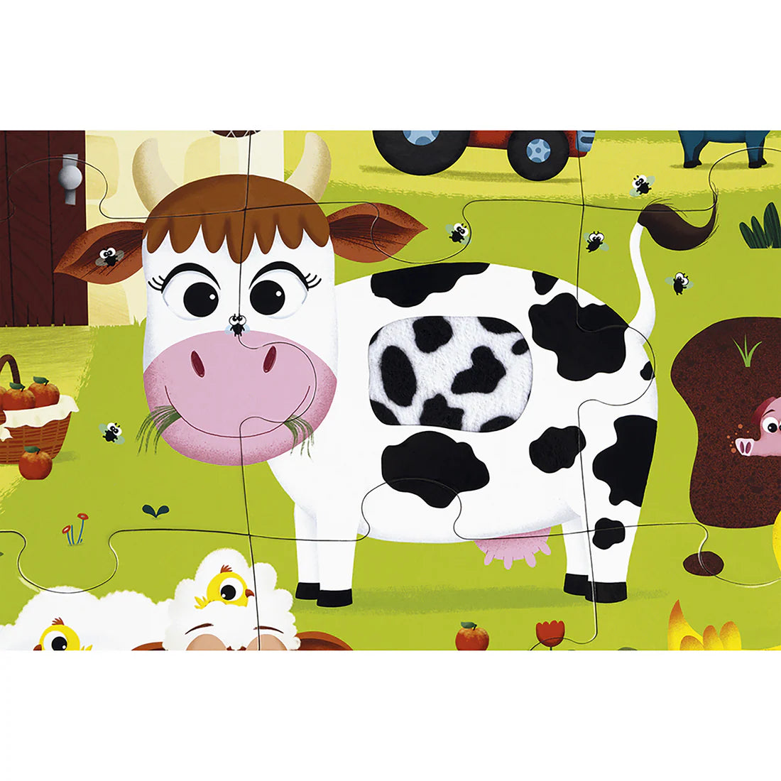 Puzzle tactile & sensoriel | Les animaux de la ferme