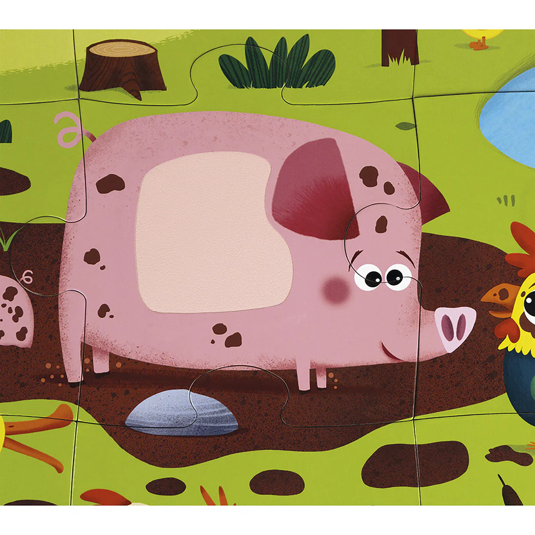 Puzzle tactile & sensoriel | Les animaux de la ferme