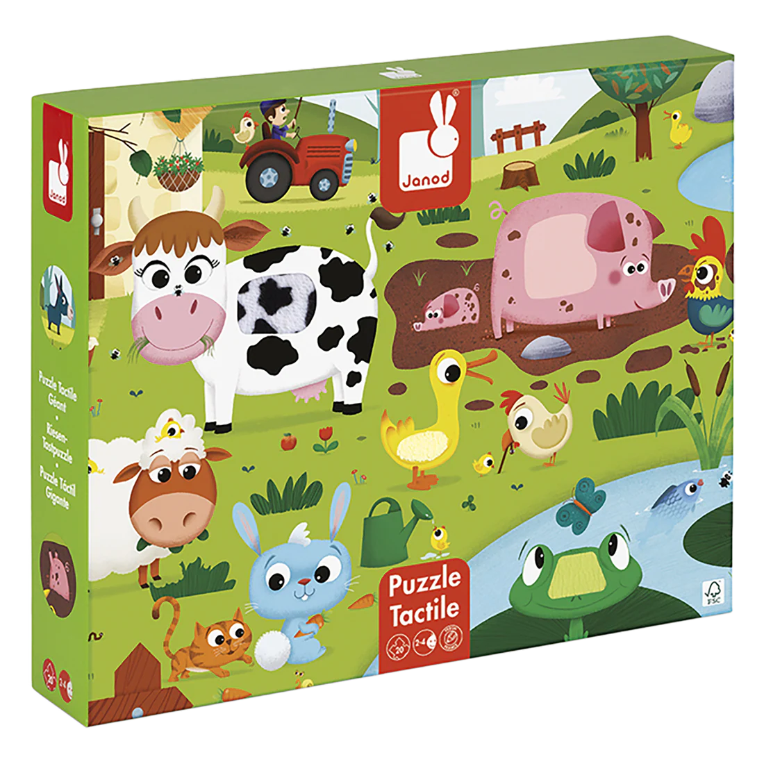 Puzzle tactile & sensoriel | Les animaux de la ferme