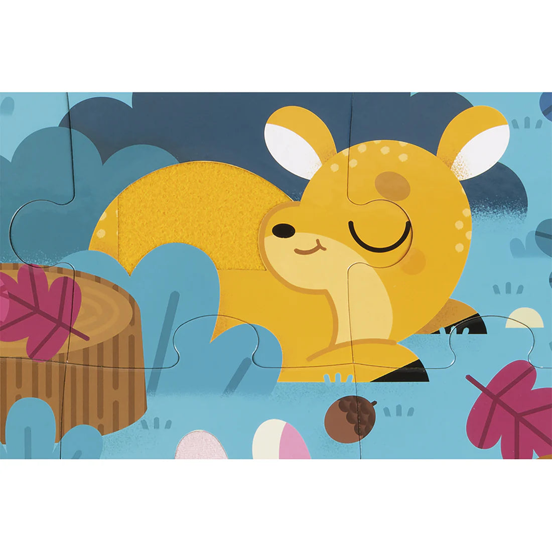 Puzzle tactile & sensoriel | Les animaux de la forêt