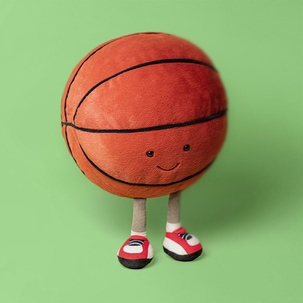 Peluche Jellycat | Ballon de basketball amusant