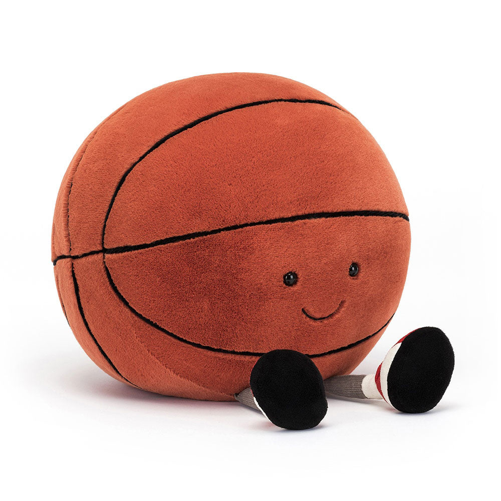 Peluche Jellycat | Ballon de basketball amusant