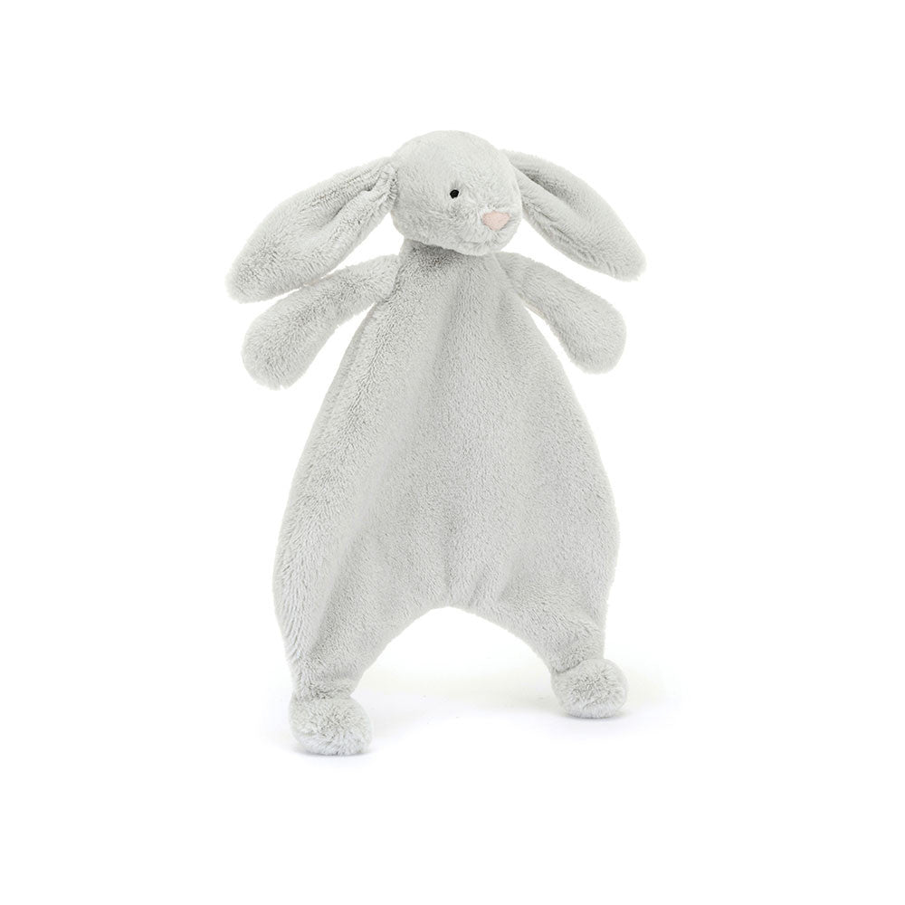 Peluche doudou Jellycat | Lapin bashful gris argent