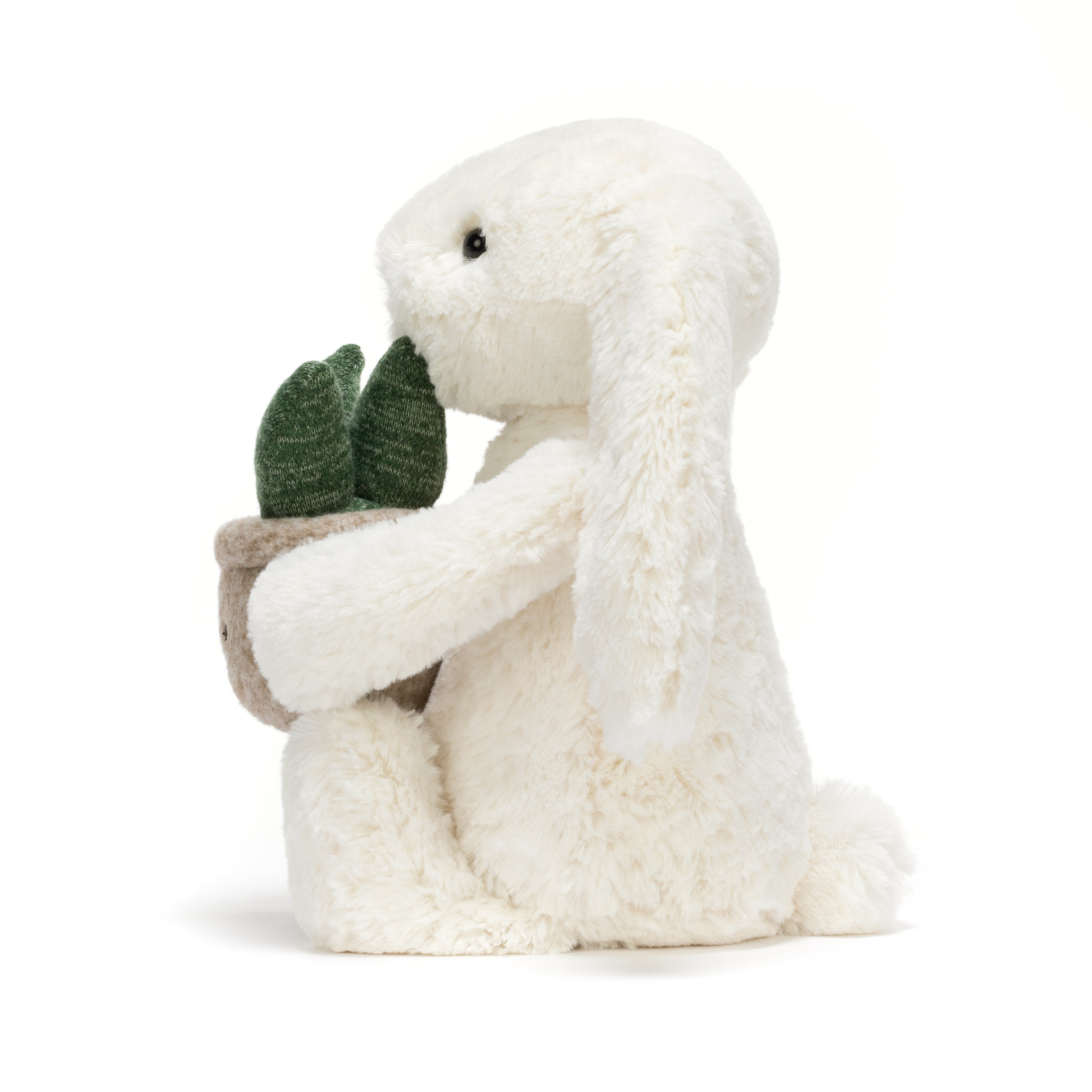 Plush toy | Cream Bunny with Plant
