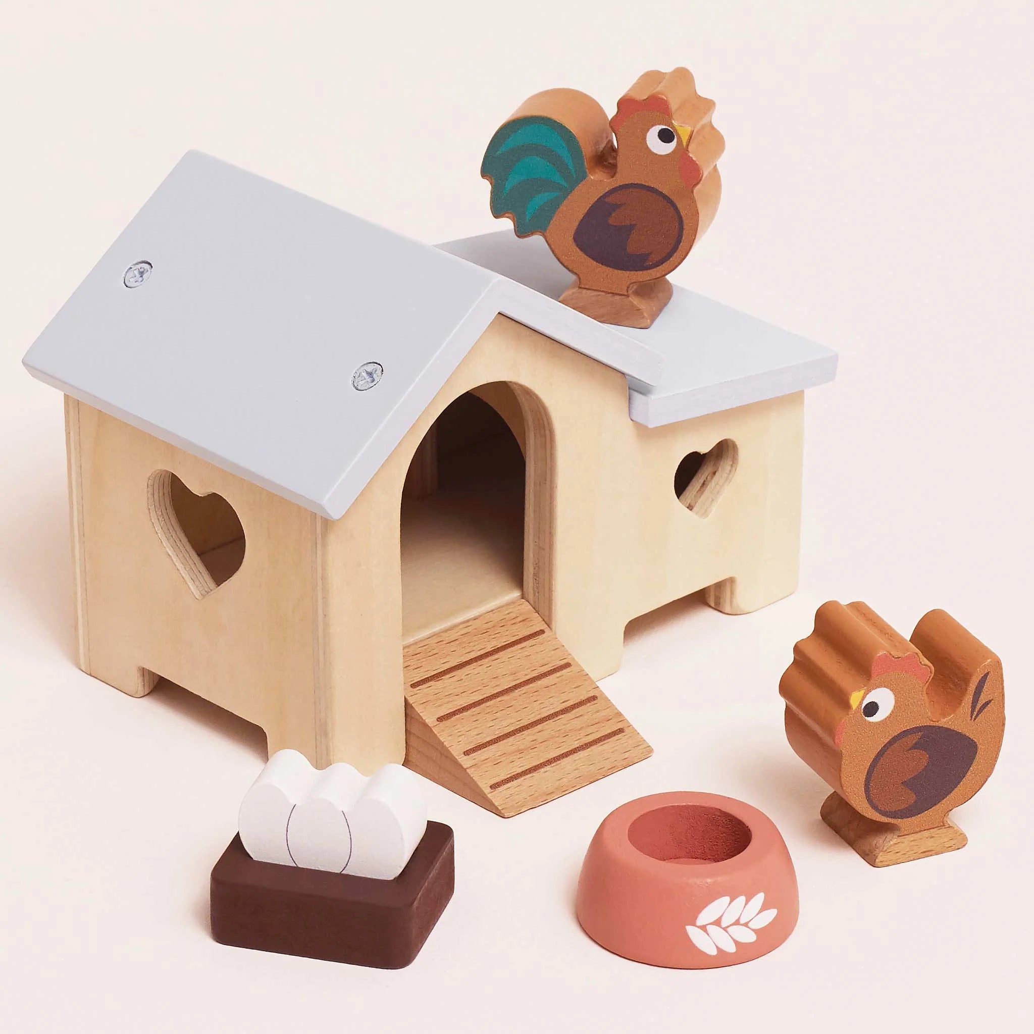 Wooden toy | Chicken Coop Playset