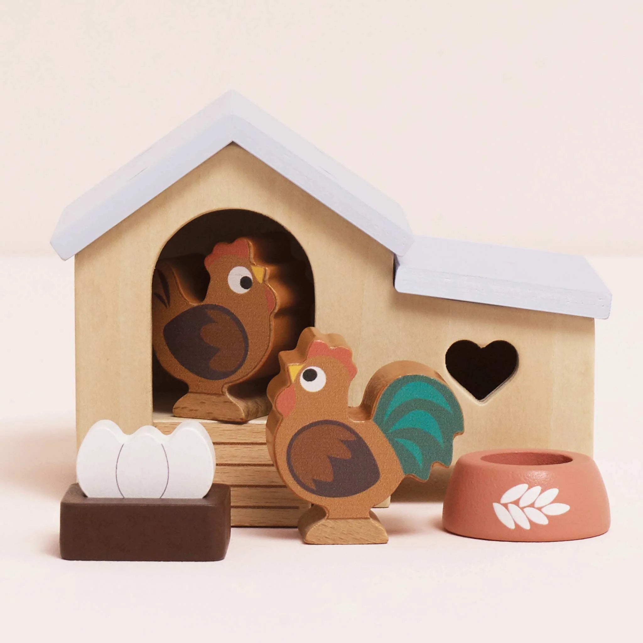 Wooden toy | Chicken Coop Playset