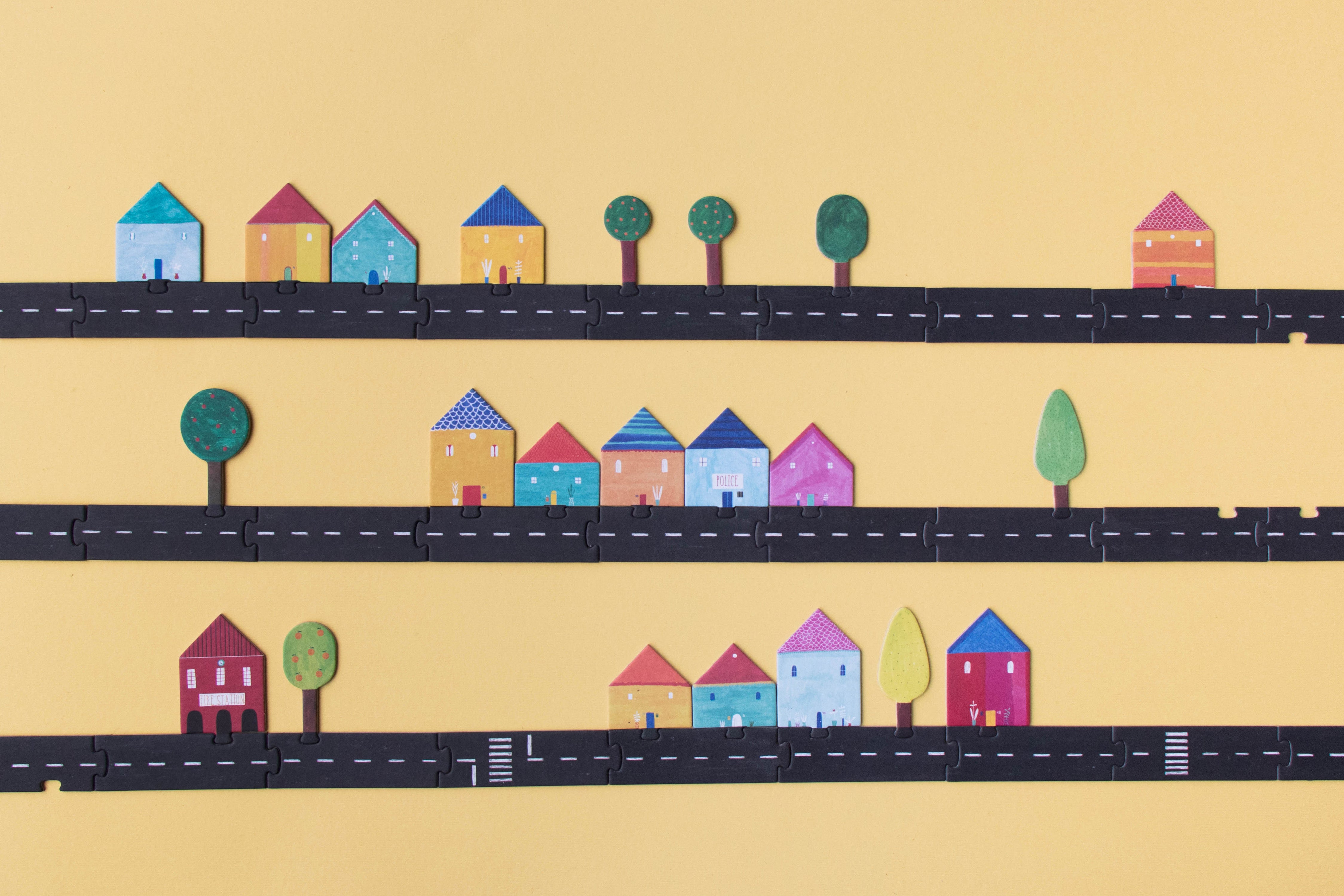 Jeu de poche & d'assemblage | Roads