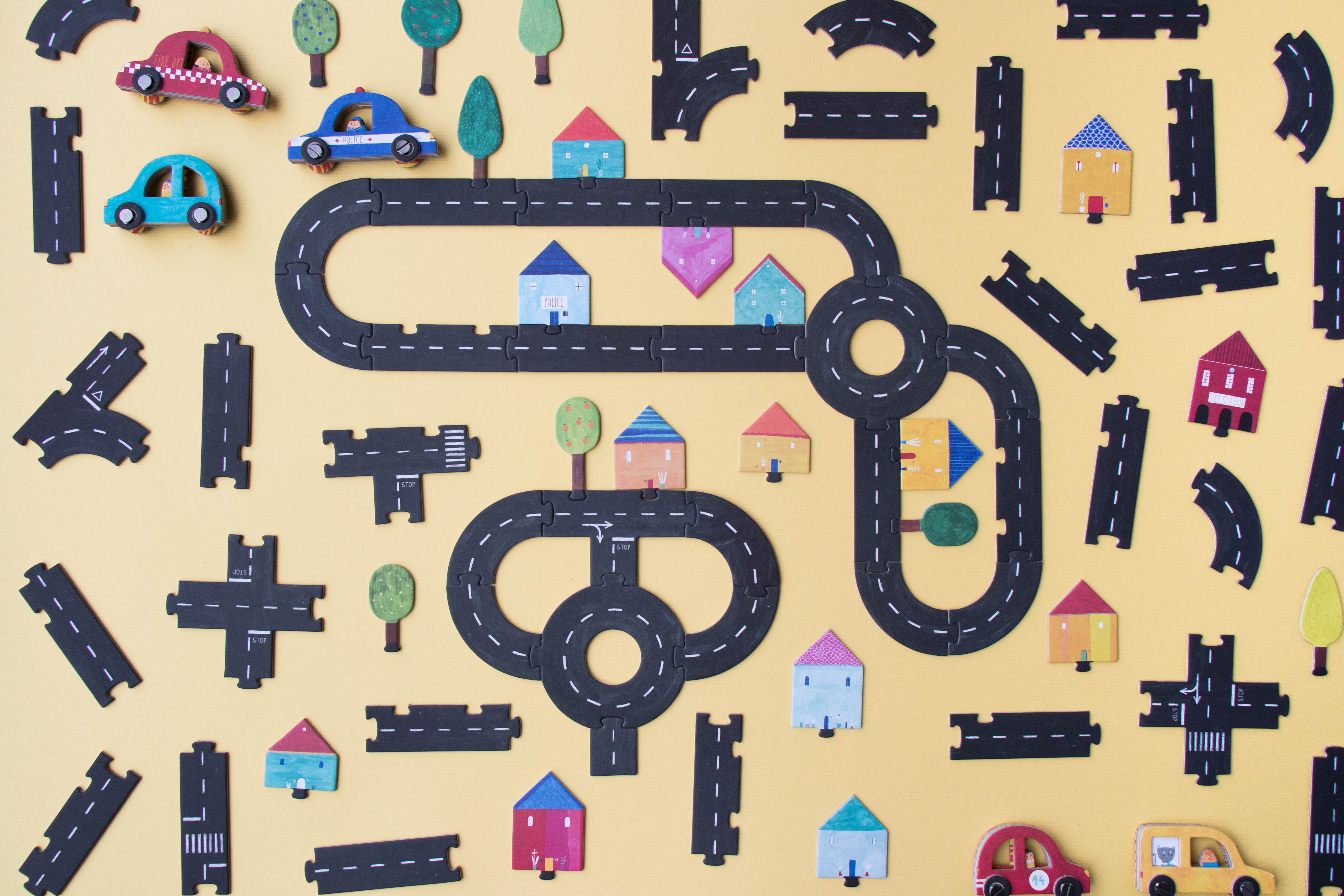 Jeu de poche & d'assemblage | Roads