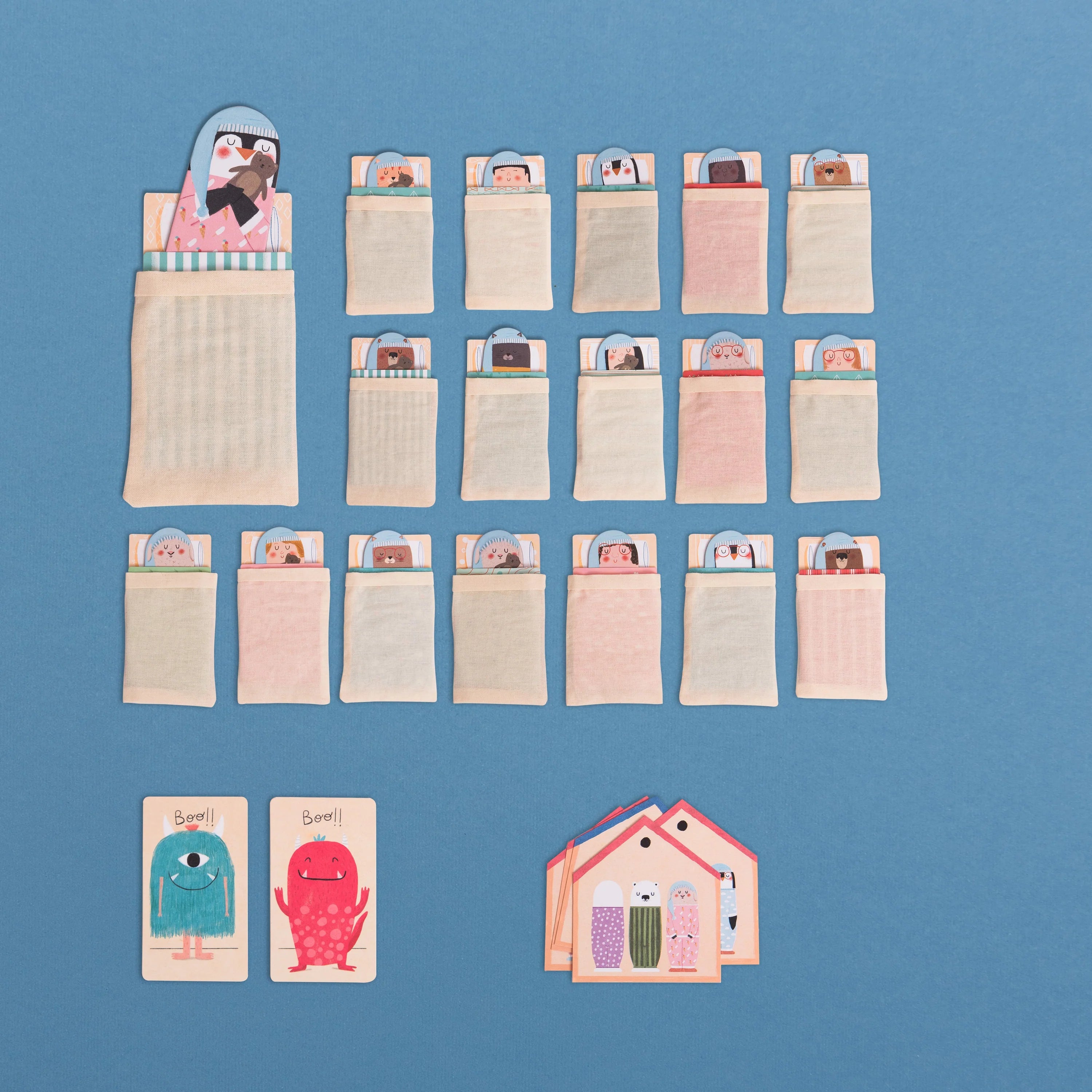 Jeu de mémoire, de relation et de déduction | Bonne nuit (Good night)