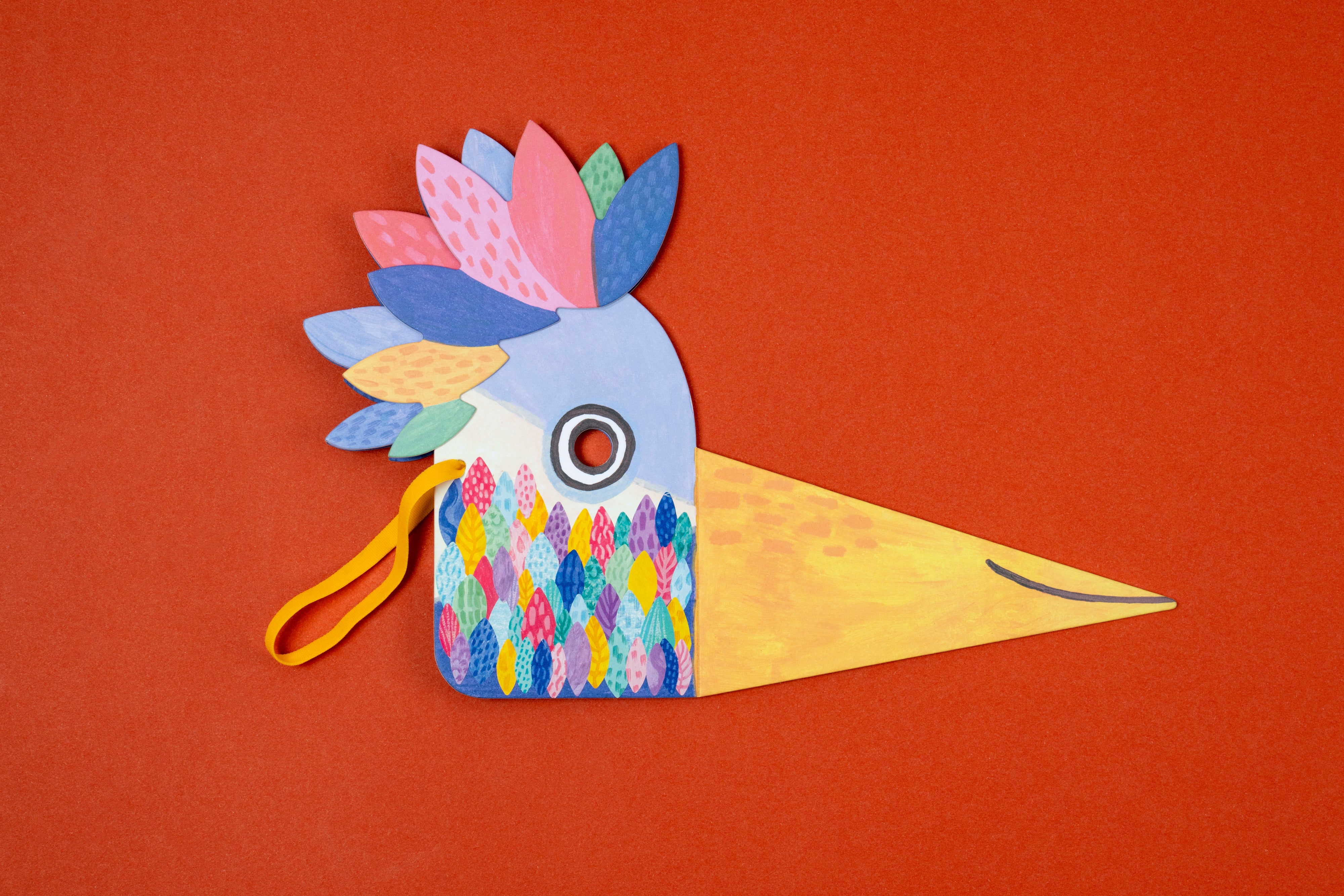 Masque & autocollants Be Wild | Oiseau