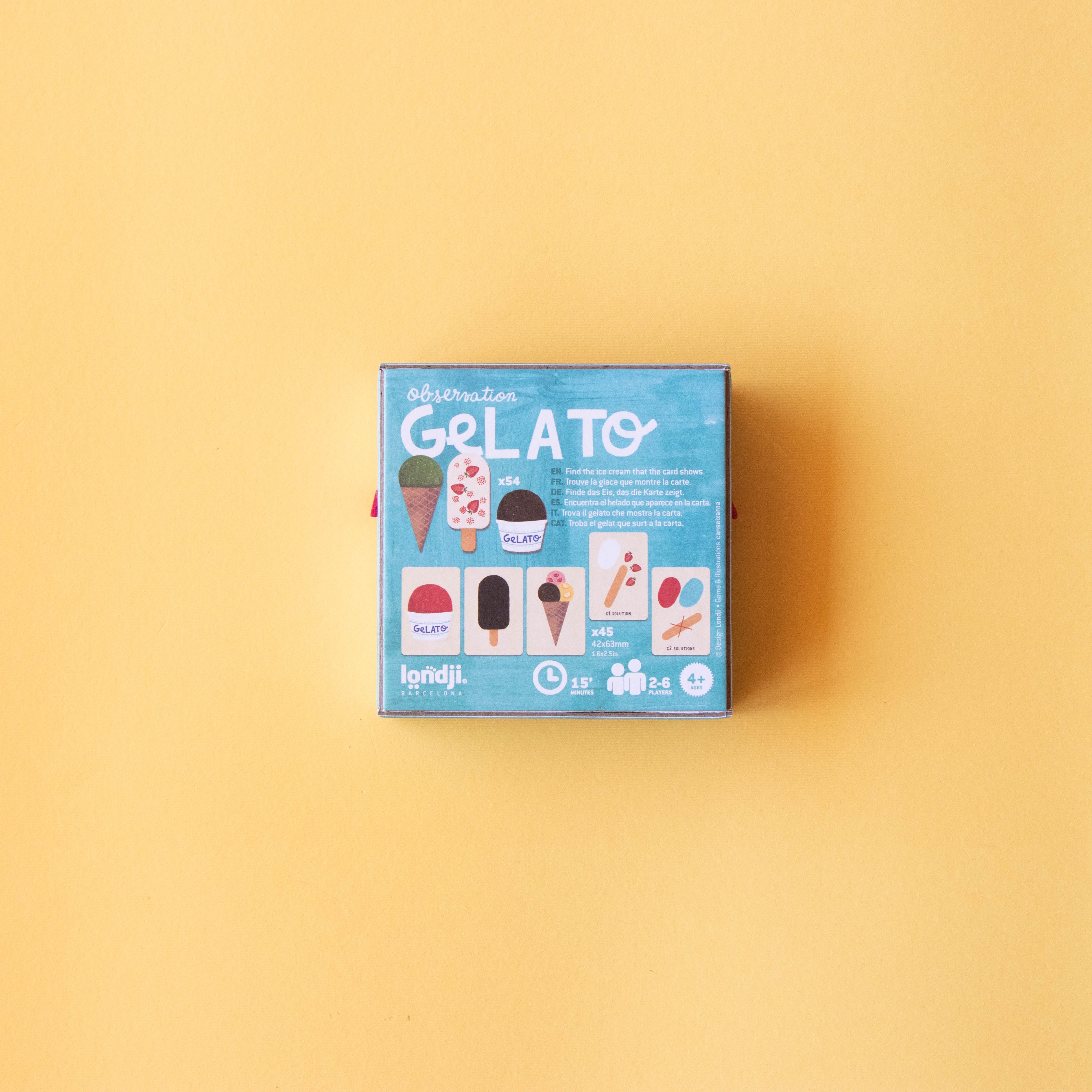 Mini jeu d'observation | Gelato