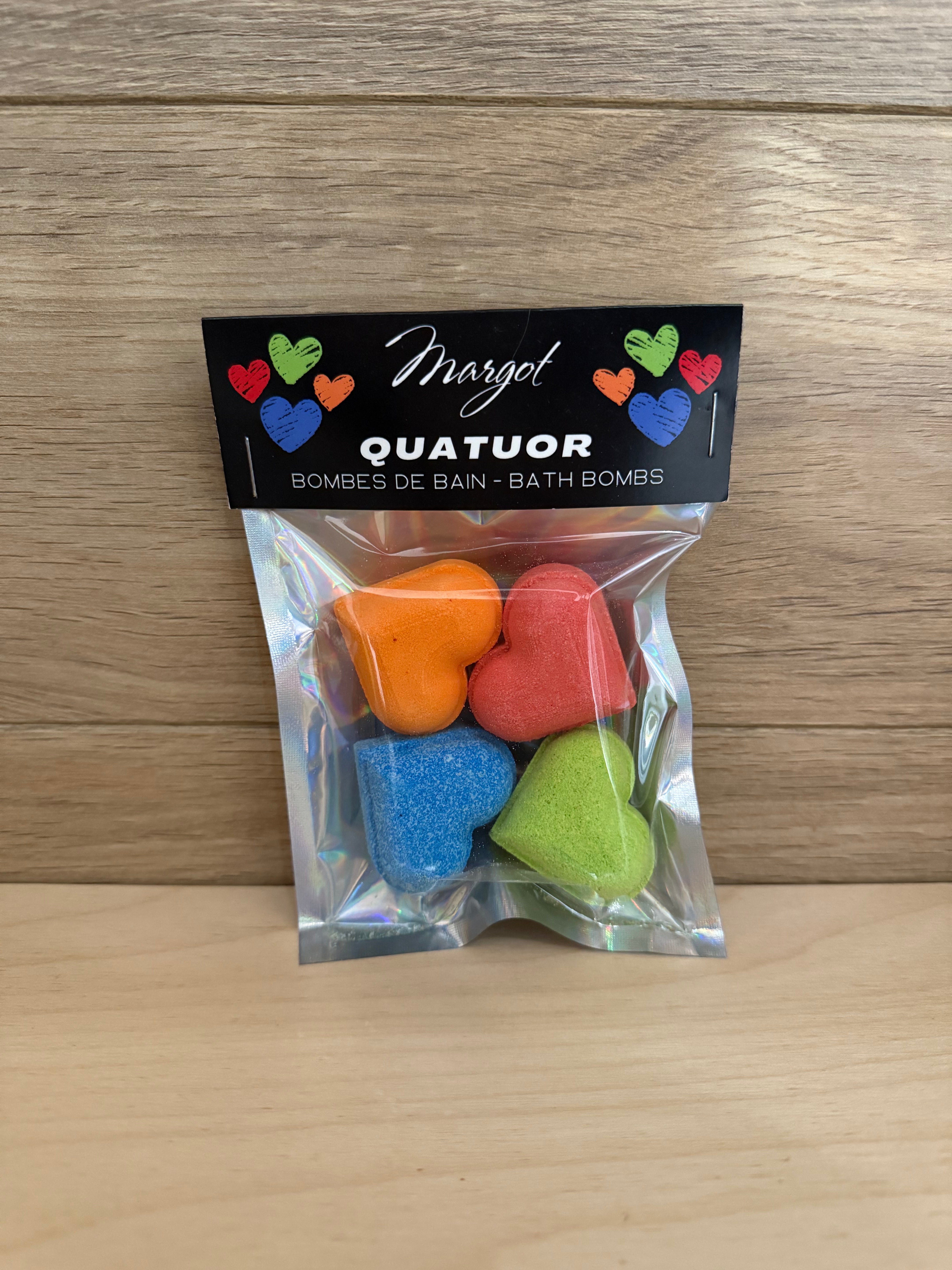 Bombe de bain | Quatuor de cœurs