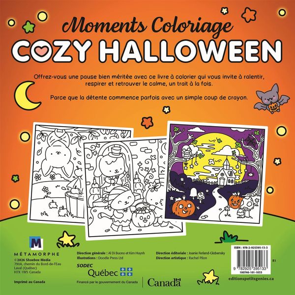 Coloriage détente | Cozy halloween