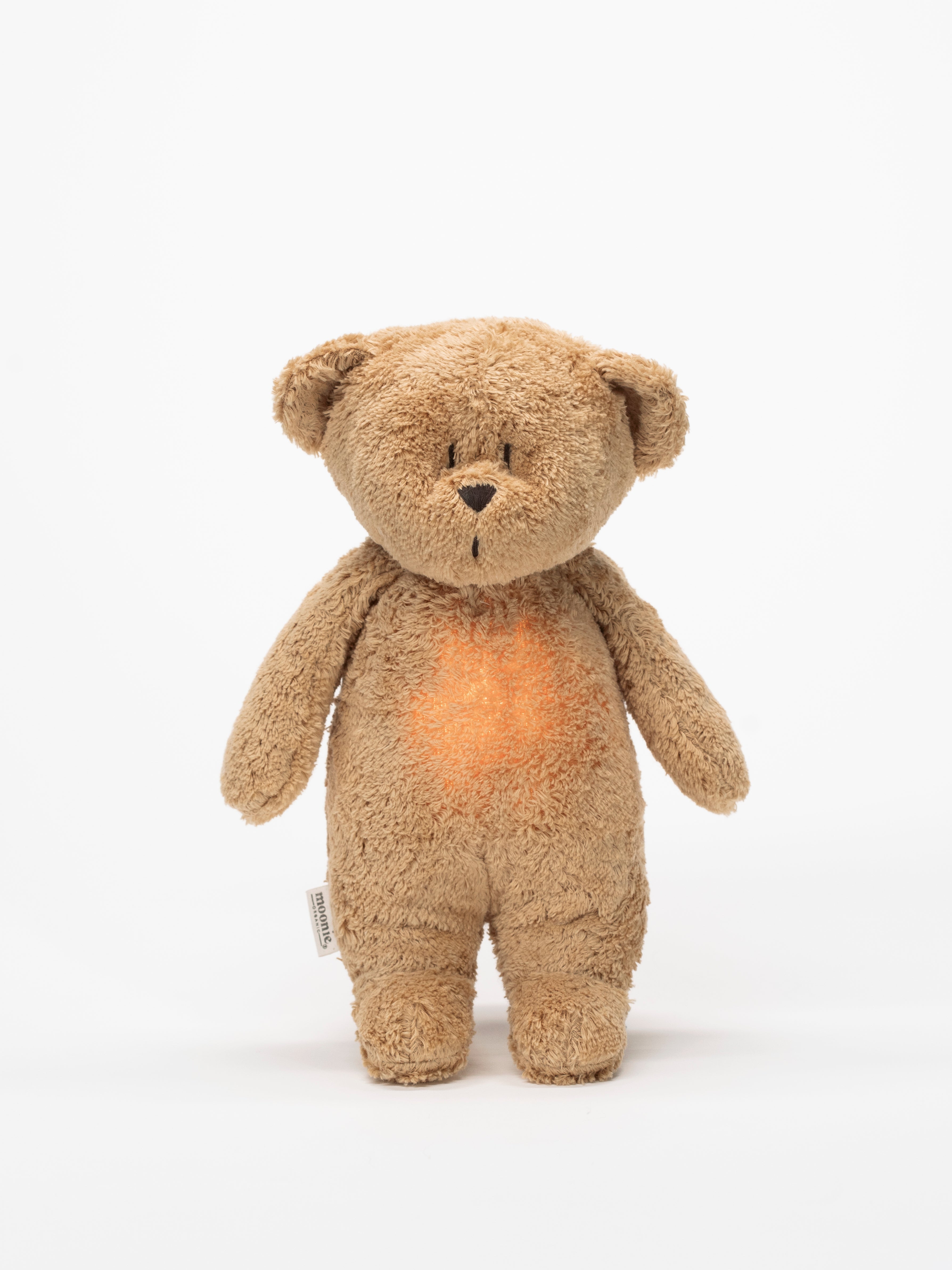 Moonie 2.0. | Baby Sleep Aid Plush with White Noise & Night Light | Cappuccino