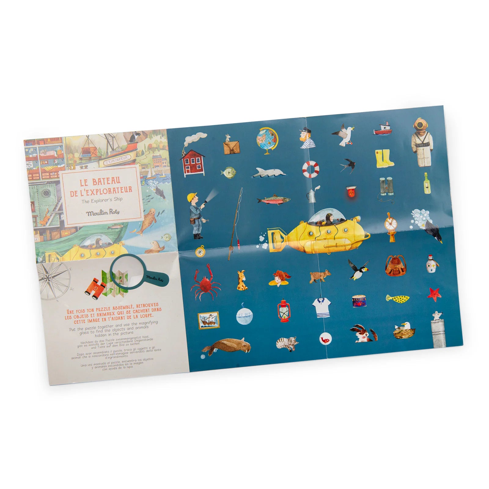 Explorer Boat Puzzle 200 Pieces for Kids 