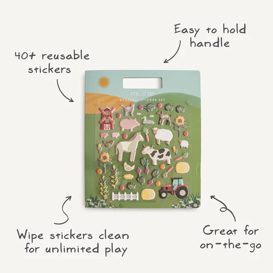Reusable Stickers Set | Farm