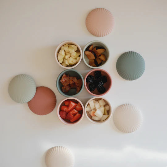 Silicone Baby Food Containers | Thyme, Cambridge Blue & Sand