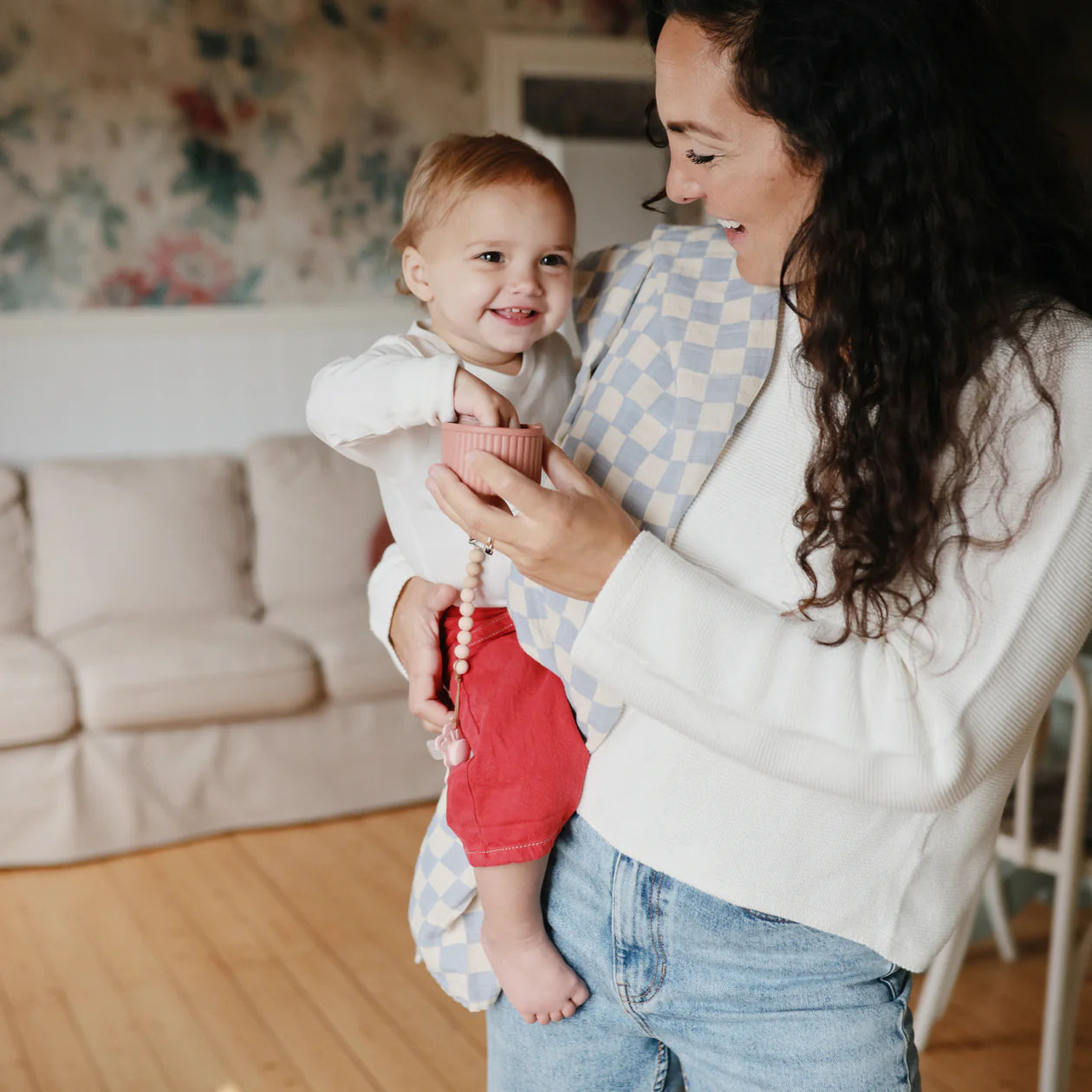 Silicone Baby Food Containers | Dusty rose, blush & shifting sand